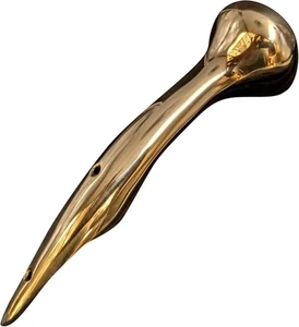 Antique Hames Solid Brass Walking Stick Only Handle For Victorian Wooden Cane - Bild 1 von 6