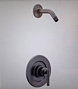Moen T2902NHBL Gibson Posi-Temp moldura de ducha, negro mate - Imagen 1 de 2