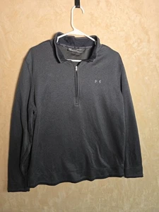Under Armour ColdGear ¼ Zip Pullover Men’s XL Gray Long Sleeve Training Top 215 - Picture 1 of 7