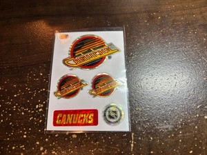 NHL Licensed PVI Hologram Prismatic Team Logo Stickers VANCOUVER CANUCKS Vending - Bild 1 von 1