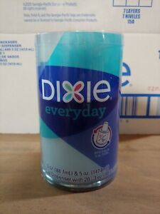 Dixie Everyday Cup Dispenser Dual Size 3oz. 5oz. With 20 3oz. Cups NEW misc patt