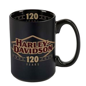 Harley-Davidson 120th Anniversary Logo Ceramic Coffee Mug 15 Oz. Limited Edition