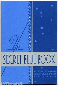 50 H.C. Evans 1932 Secret Blue Book 1978 Reprint Catalog s Slot & Gambling Items - Picture 1 of 8