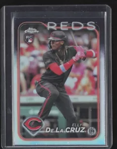 Elly De La Cruz Reds 2024 Topps Chrome Refractor Pack Fresh #44 - Picture 1 of 2