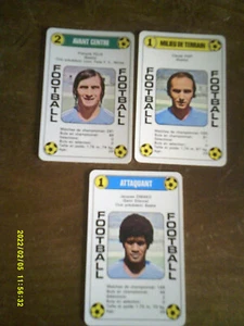 3 CARTES FOOTBALL SEC BASTIA FRANCOIS FELIX CLAUDE PAPI JACQUES ZIMAKO - Imagen 1 de 2