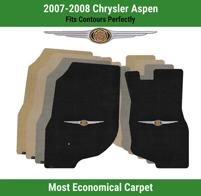 Alfombrillas delanteras Lloyd Velourtex para Chrysler Aspen '07-08 con insignia Chrysler Foto 1 de 4