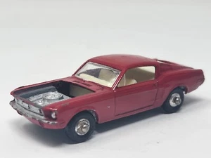 AMT PUPS D451 1968 Ford Mustang Red Die Cast 1/65 Made in Hong Kong BUF - Picture 1 of 6