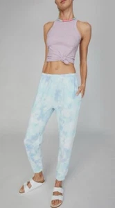 NWT WSLY Bandier Ecosoft Seafoam Tie Dye Joggers Medium - Picture 1 of 8