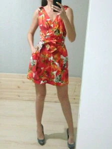 AUTÉNTICO PASARELA SS 2012 Dolce & Gabbana vestido mameluco de algodón estampado tomate IT 40 - Imagen 1 de 20