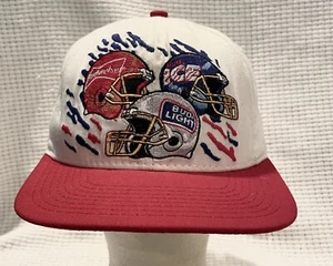 Vintage Budweiser, Bud Light,  Bud Ice Cap Snapback Made in USA Beer - Picture 1 of 4