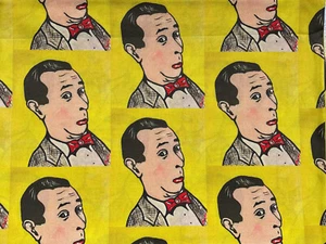 NEU & RARITÄT Spoonflower Retro 1980er PEE WEE HERMAN GROSSE KAMEE QUADRATE Fat 8th - Bild 1 von 3