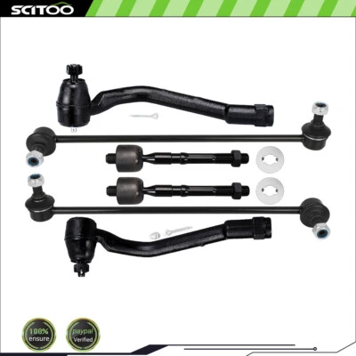 Tie Rod End Steering Sway Bar End Link For 2011-2012 Hyundai Sonata Kia Optima - Image 1 of 4