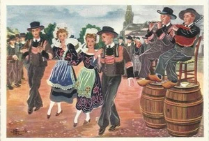 CARTOLINA NON VIAGGIATA _ CHARLES HOMUALK _ EN PARCOURANT LA BRETAGNE _ BANNALEC - Picture 1 of 1
