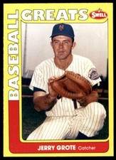 1991 SWELL BASEBALL GREATS - #36 JERRY GROTE NEW YORK METS