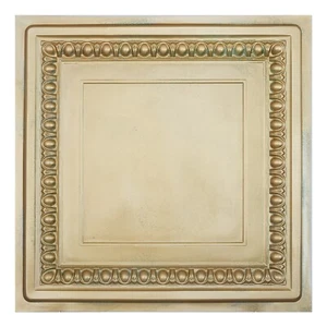 Artistic ceiling tiles Interior decorative panel PL06 Brass verdigris 10pcs - Picture 1 of 24
