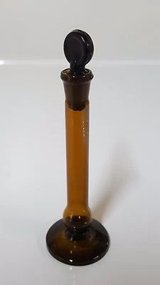 Frasco volumétrico de laboratorio clase A vidrio de borosilicato 1 ml ámbar nuevo Foto 1 de 2