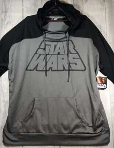 Star Wars Hoodie Sweatshirt - XXL (50/52) Black And Grey - Long Sleeve - Disney - Picture 1 of 9