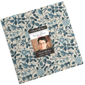 Sacre Bleu Moda Layer Cake 42 100% Cotton 10" Precut Quilt Squares - Picture 1 of 6