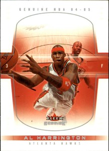 2004-05 Fleer Genuine Atlanta Hawks Basketball Card #87 Al Harrington