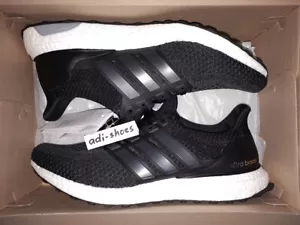 Adidas Ultra Boost 2016 2.0 Core Black talla 40,5 Reino Unido 7 LTD BB3909 triple clima 3,0 - Imagen 1 de 8