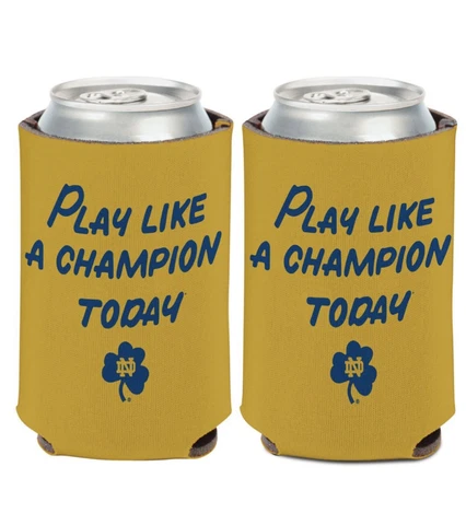 NOTRE DAME FIGHTING IRISH CAN BOTTLE COOZIE KOOZIE COOLER HOLDER Cover