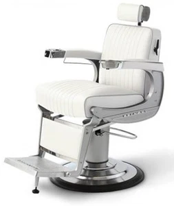 Takara Belmont Herrenfriseurstuhl Apollo 2 - weiss Friseureinrichtung - Friseurs - Bild 1 von 1