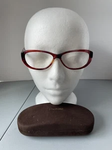 Tom Ford Gafas Terciopelo Estuche Rígido Marrón Con Marcos TF5226 068 1-1/12 Italia - Imagen 1 de 14