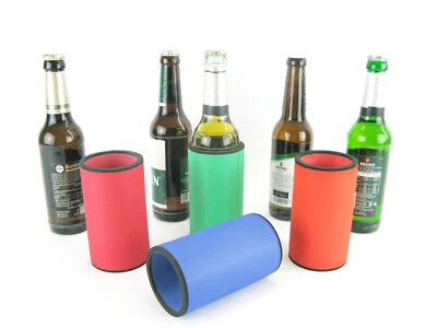 4er Set Getränkekühler 0,33l Flasche - Bierkühler - Neoprenkühler - passgenau - Bild 1 von 4