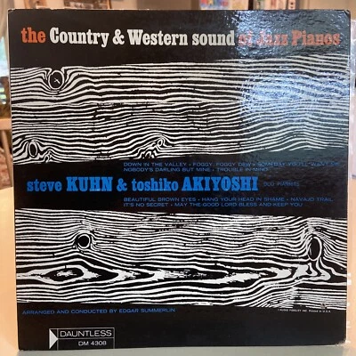 Steve Kuhn & Toshiko Akiyoshi - Country & Western Sound Of Jazz Pianos - EX MONO Foto 1 de 4