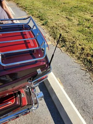 Mástil de antena de radio de alimentación de 11 pulgadas negro Fuba AM/FM/XM/CB para Harley-Davidson nuevo Foto 1 de 4