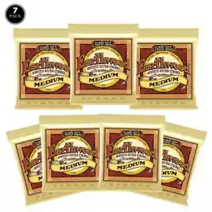 Ernie Ball 2002 Earthwood 80/20 Bronze Medium 13-56 Acoustic Strings 7 SETS - Picture 1 of 9