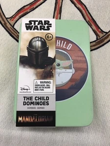 Baby Yoda Dominoes Game Mandalorian The Child Grogu Tile Disney Star Wars Sealed - Picture 1 of 5