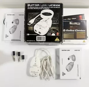 Behringer Guitar Link UCG102 Guitar-to-USB Audio Interface With Box w/Manual - Picture 1 of 8