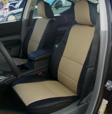 ДЛЯ DODGE CHARGER 2006-10 IGGEE S.КОЖАНЫЕ ЧЕХЛЫ НА ПЕРЕДНИЕ СИДЕНЬЯ НА ЗАКАЗ 13 ЦВЕТОВ - Изображение 1 из 4