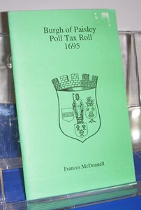 Burgh of Paisley Poll Tax Roll 1695 Scotland Genealogy 1998 - Picture 1 of 10