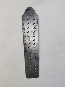  Vintage Martin 30b Uhrmacher Stempelplatte 30 alle Löcher gut - Bild 1 von 8