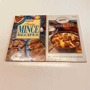 2 mini Recipe Books. Family Circle Mince & Country Kitchen Casseroles - Picture 1 of 1