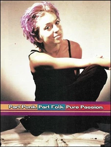 Ani DiFranco Part Punk Part Folk Pure Passion 8 x 11 pin-up photo 1999 print - Imagen 1 de 3
