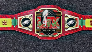 Philadel phia Eagles Super Bowl L IX Wrestling Championship Belt - Picture 1 of 6