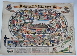 Il Giuoco dell' oca Giro d'Italia 1950 percorso coppi bartali - Foto 1 di 10