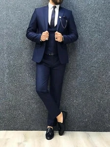 Special Gift For Him Suits Designer Wedding suits(Coat+ Waistcoat +Pants)UK - Picture 1 of 3
