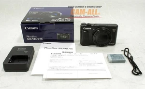 Canon Powershot SX740 HS Compact Digital Camera - Black **MINT+** - Picture 1 of 11