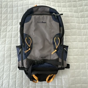 LL BEAN Backpack Escape Blue Gray Hiking Outdoor Gorpcore School Travel - Picture 1 of 11