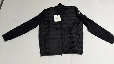 Cárdigan de lana negro Moncler para hombre talla XXL Foto 1 de 4