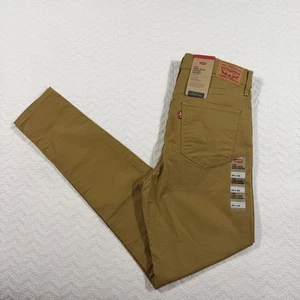Pantaloni donna Levi's Strauss 720 vita alta super skinny kaki marrone taglia 29x30 - Foto 1 di 12