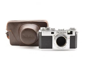 ⛄Near MINT w/ Case⛄ Nikon S2 Rengefinder 35mm Film Camera Silver Body From JAPAN - Picture 1 of 24