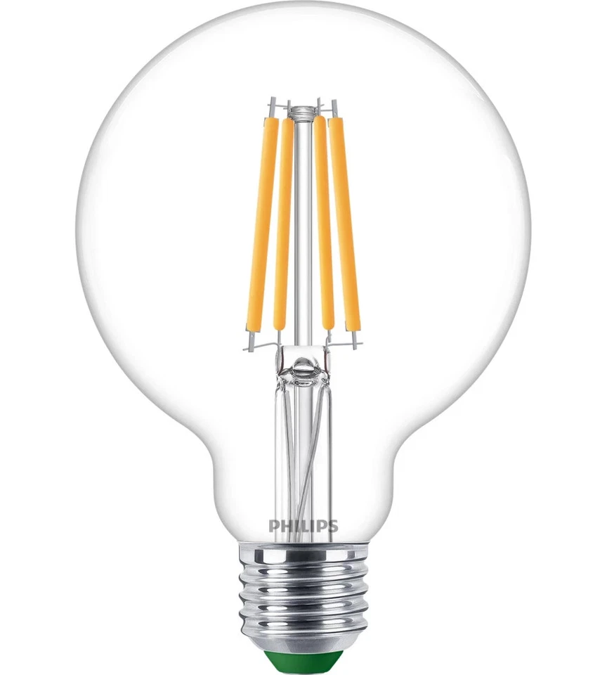 LAMPADINA A LED PHILIPS TRASPARENTE LUCE CALDA 60W 2700K, E27 - Immagine 1 di 2