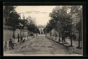 AK Guéret, La Gare et l ́Avenue, La Gare  - Bild 1 von 2