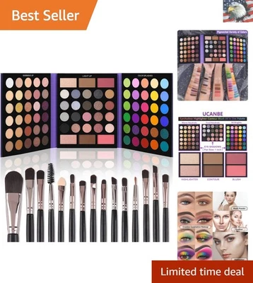 Versatile 86 Color Eyeshadow Palette for Stunning Eye Looks & Easy Blending - Image 1 of 4