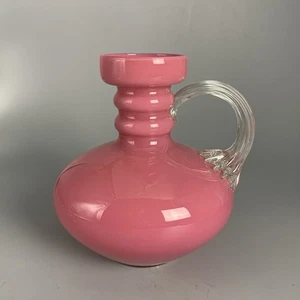 Dekorglas Henkelvase Vase; Jerzy Sluczan-Orkusz; Huta Szkla Tarnowiec; - Bild 1 von 6